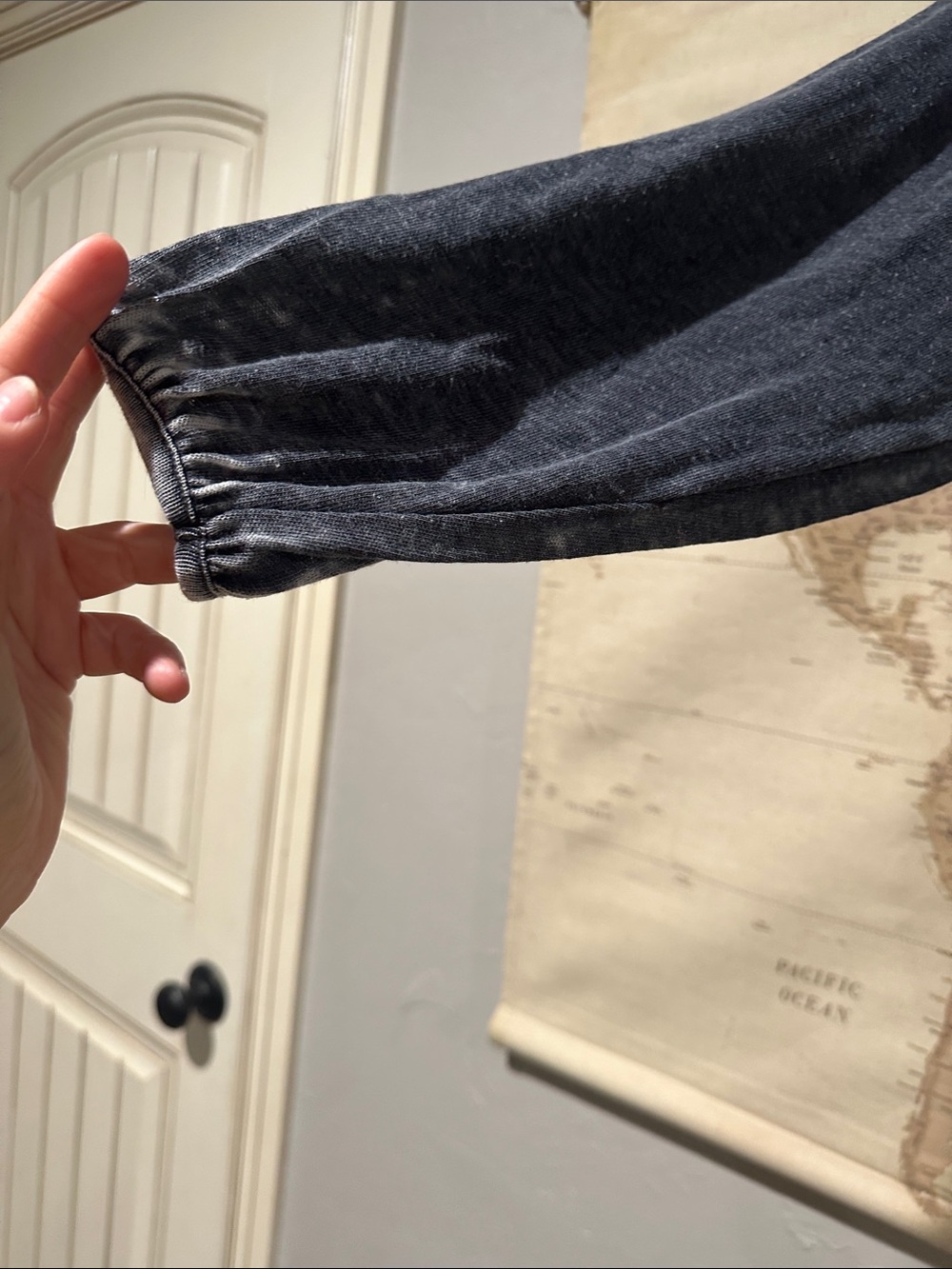 We The Free Washed gray Long-Sleeve Peasant Top - Picture 5 of 11